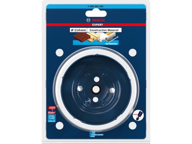 Žaga za izrezovanje lukenj Bosch EXPERT Construction Material, 114x60mm, 2608900483